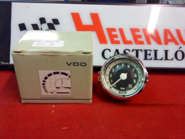 *RELOJ PRESION ACEITE MECANICO 60MM 10 BAR 1500090 VDO